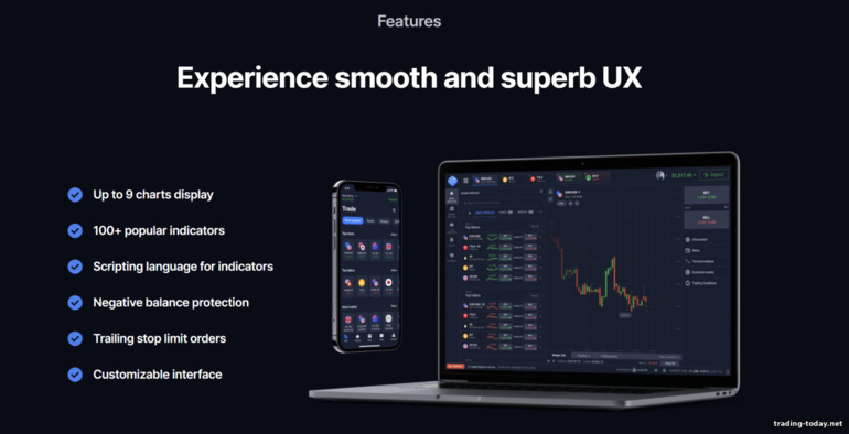Features of the Quadcode markets trading platform