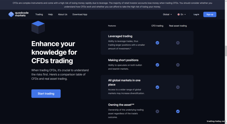 trading without transferring transactions to the real market with the