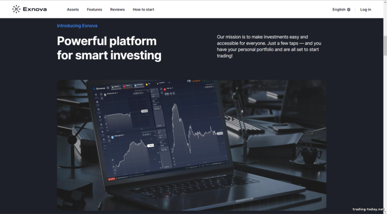 Exnova broker trading platform