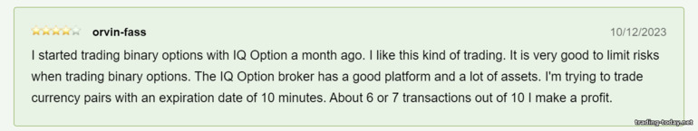 Reviews from clients and traders about the IQ Option broker 2