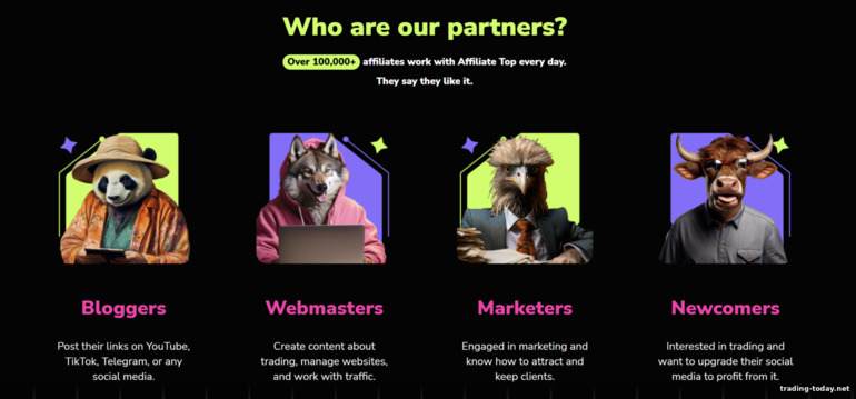 Affiliate Top partners