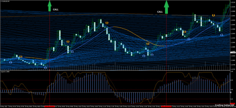 Strategy for binary options, Forex and CFD - Scalping Panther: up