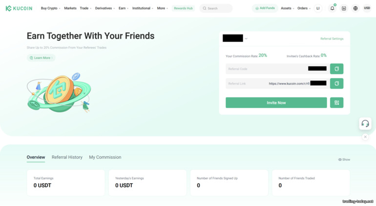 KuCoin Referral Program