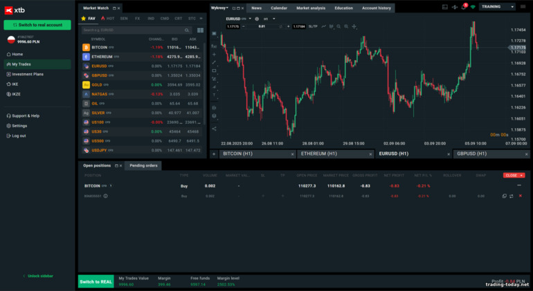 XTB Trading Platform