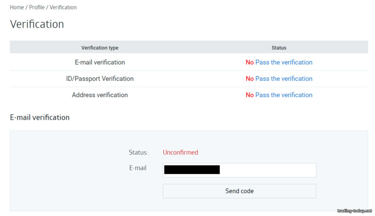 RoboForex Account Verification