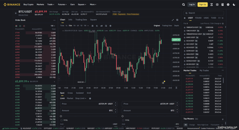 Binance Trading Platform