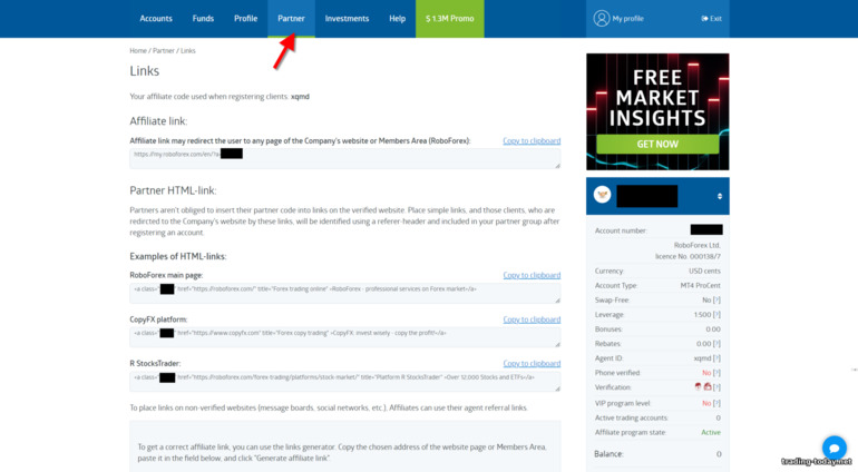 RoboForex Partnership Program
