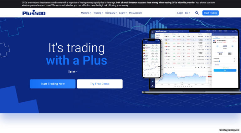 Official Plus500 Broker Website Official Plus500 Broker Website