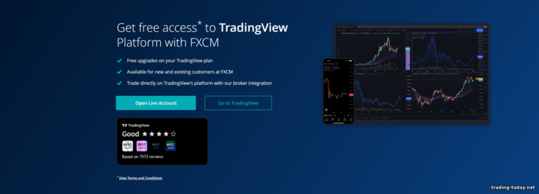 FXCM Account Integration with TradingView