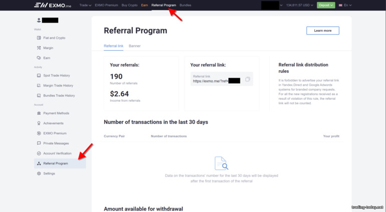 Exmo Affiliate Program Overview