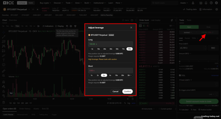 Selecting Leverage for Margin Trading on OKX