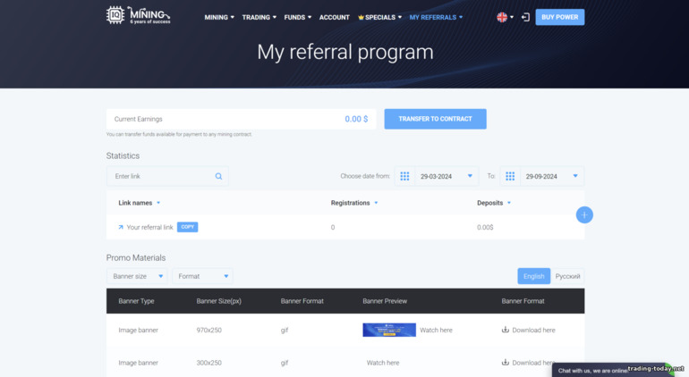 IQ Mining Referral Program