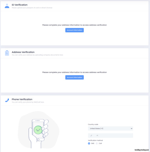 CapitalCore account verification